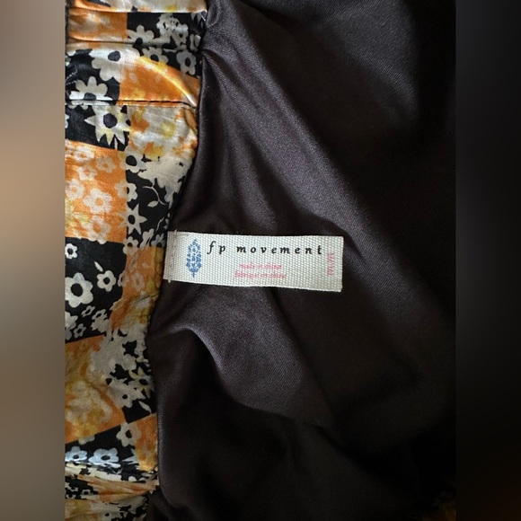 FP Movement The Way Home printed shorts floral check M - Picture 10 of 12